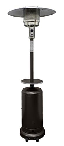 Hiland-HLDS01-CGT-Tall Patio Heater, Hammered Bronze Finish