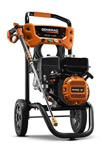 Generac 8874 2900 PSI 2.4 GPM Gas-Powered Residential Pressure Washer - Efficient Cleaning Power - Versatile Attachments, Reliable Performance - 50-State/CARB Compliant