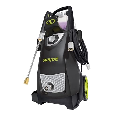 Sun Joe SPX3000 Electric Pressure Washer, 2030-PSI Working Pressure, PWMA-Rated, 1.2-GPM Water Flow, Dual Onboard Soap Foam Tank, Metal Lance and Quick Connect Tips, Black