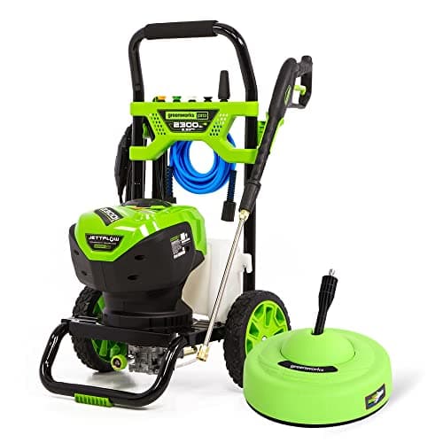 Greenworks Pro 2300 Max PSI Brushless Electric Pressure Washer and Surface Cleaner