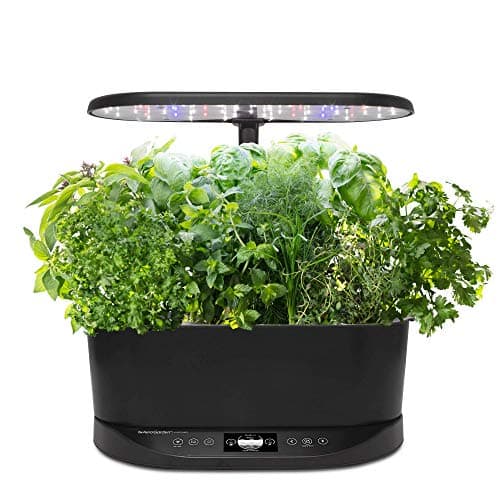 AeroGarden Bounty Basic Indoor Hydroponic Herb Garden, Black