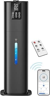 Smart Humidifiers Large Room Bedroom Home, 2.11Gal(8L) Quiet Top Fill Cool Mist Humidifier, Smart App & Remote Control, 3 Speed Humidifier with 360° Nozzle, Humidity Setting for Baby Office