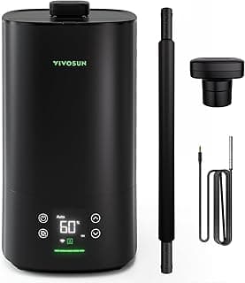 VIVOSUN AeroStream H05 Intelligent Wi-Fi Humidifier, 1.32 Gal / 5 L Humidifier with Temp & Humidity Probe, Smart Remote Control, Designed for Growers