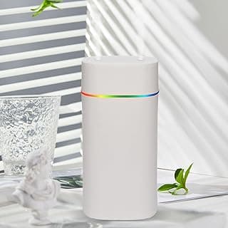 Mini Humidifier for Plants Nano-Mist Small Humidifiers for Bedroom, Humidifier for Plants, Humidifiers for Bedroom USB Powered No Battery For Bedroom Room Offices plant humidifier(20 OZ）