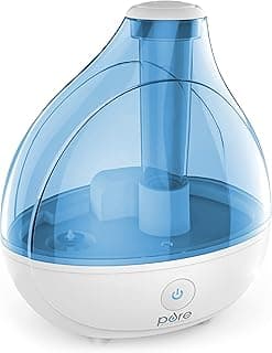 Pure Enrichment MistAire Ultrasonic Cool Mist Humidifier - Quiet Air Humidifier for Bedroom, Nursery, Office, & Indoor Plants - Lasts Up To 25 Hours